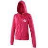 AWDis Ladies Zipped Hoodie - Embroidered