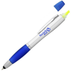 Curvy Pen with Stylus & Highlighter