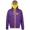AWDis Varsity Zipped Hoodie - Printed