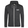 AWDis Heather Zipped Hoodie - Printed