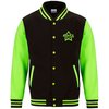 AWDis Electric Varsity Jacket - Printed