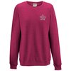 AWDis Ladies Heather Sweatshirt - Embroidered