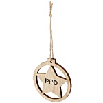 Natall Wooden Star Ornament