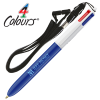 BIC® 4 Colour Pen with Lanyard
