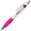 View Image 1 of 3 of Curvy Pen - White - Full Colour