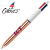 BIC&reg; 4 Colours Pen - Shine Barrel