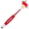 View Image 1 of 5 of DISC Mop Head Stylus Pen with Screen Cleaner