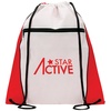 View Image 1 of 8 of Contrast Drawstring Bag