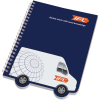 View Image 1 of 2 of A5 Shaped Notebook - Van