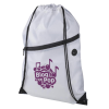 View Image 1 of 4 of Oriole Zip Drawstring Bag - Printed