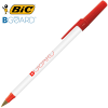 View Image 1 of 3 of BIC® Round Stic BGuard Antibac Pen - White Barrel