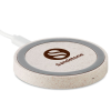 View Image 1 of 4 of Wheat Straw Wireless Charging Pad