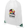 View Image 1 of 6 of Oriole Drawstring Bag - White - Full Colour