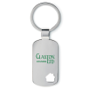 View Image 1 of 3 of House Tag Metal Keyring