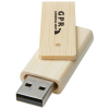 View Image 1 of 3 of 4gb Rotate Bamboo USB Flashdrive
