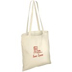 Eco-Friendly Long Handled Tote Bag - Natural