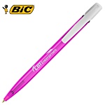 BIC&reg; Media Clic Pen - Frosted Barrel - Frosted White Clip