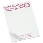 A5 25 Sheet Notepad - Paper Clip Design