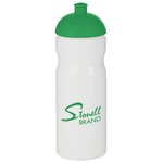 Base Sports Bottle - Domed Lid - White