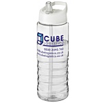 Treble Sports Bottle - Clear - Spout Lid