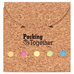 Cork Accent Sticky Note Booklet