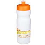 650ml Baseline Water Bottle - Sport Lid - White