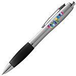 Nash Pen - Silver - Black Ink - Digital Print