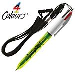 BIC® 4 Colours Fluo Highlighter Pen with Lanyard