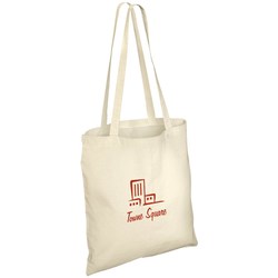 4imprint.co.uk: Long Handled Cotton Tote Bag - Natural 400433