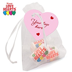 4imprint.co.uk: Organza Bag - Love Heart Sweet Rolls 403886