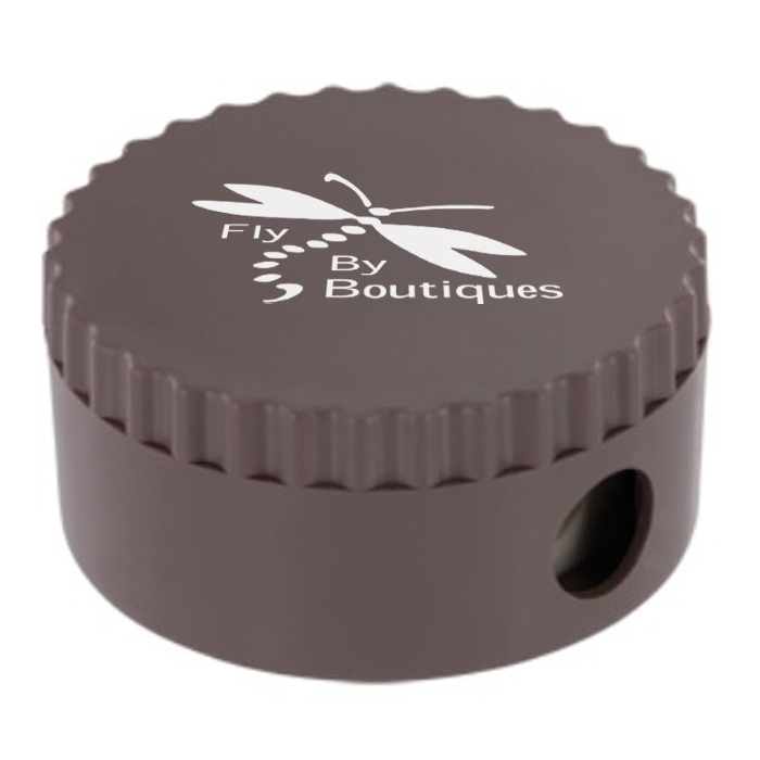 4imprint.co.uk Recycled Pencil Sharpener Brown 701068