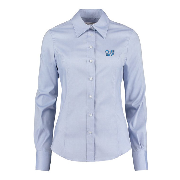 4imprint.co.uk Kustom Kit Women's Corporate Oxford Shirt Long Sleeve