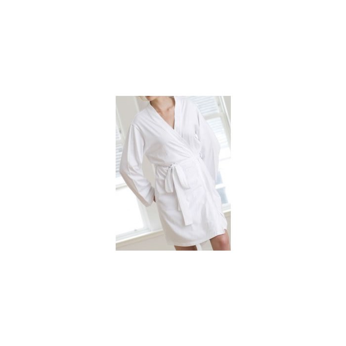 4imprint.co.uk Ladies Cotton Wrap Robe Embroidered 501253