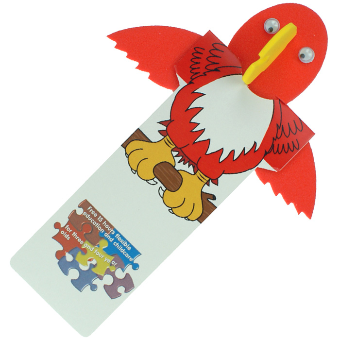 4imprint.co.uk: Animal Body Bookmarks - Parrot 401551P