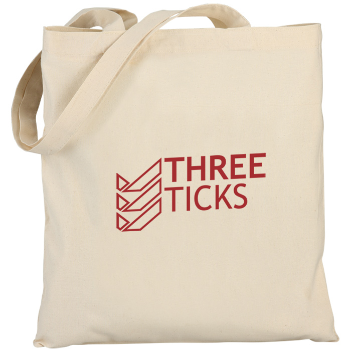 brown cotton tote bag
