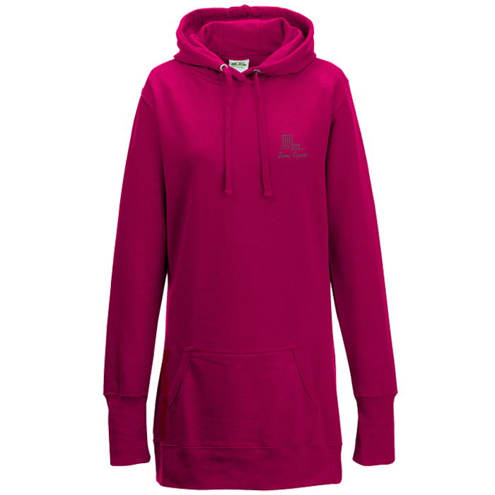 ladies longline hoody