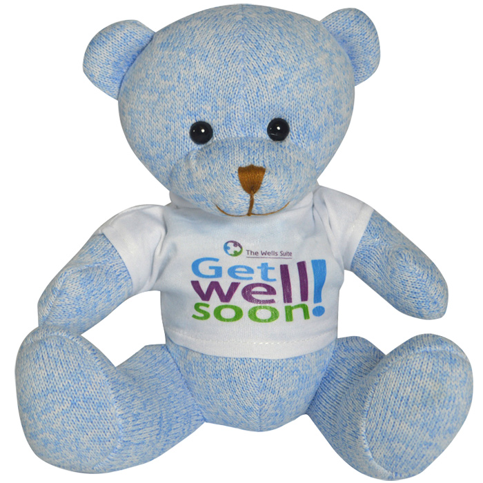 4imprintie Newcroft Bear Sky Blue With T Shirt 502662a