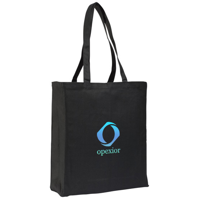 4imprint.co.uk Allington Cotton Canvas Bag Black Digital Print
