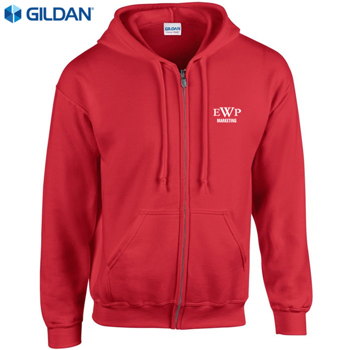 4imprint.co.uk: Gildan Zipped Hooded Sweatshirt - Printed 600918P