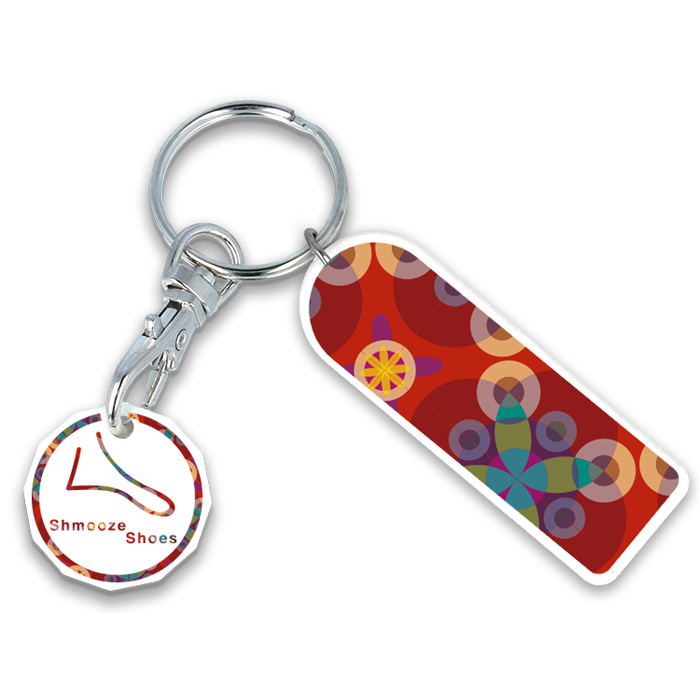 4imprint.co.uk Trolley Mate Rectangle Keyring 901731