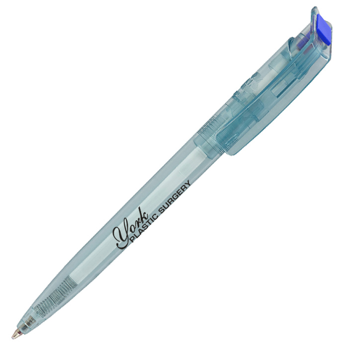 4imprint.co.uk: Litani Recycled Bottle Pen - Clear - 2 Day 302123CEXP