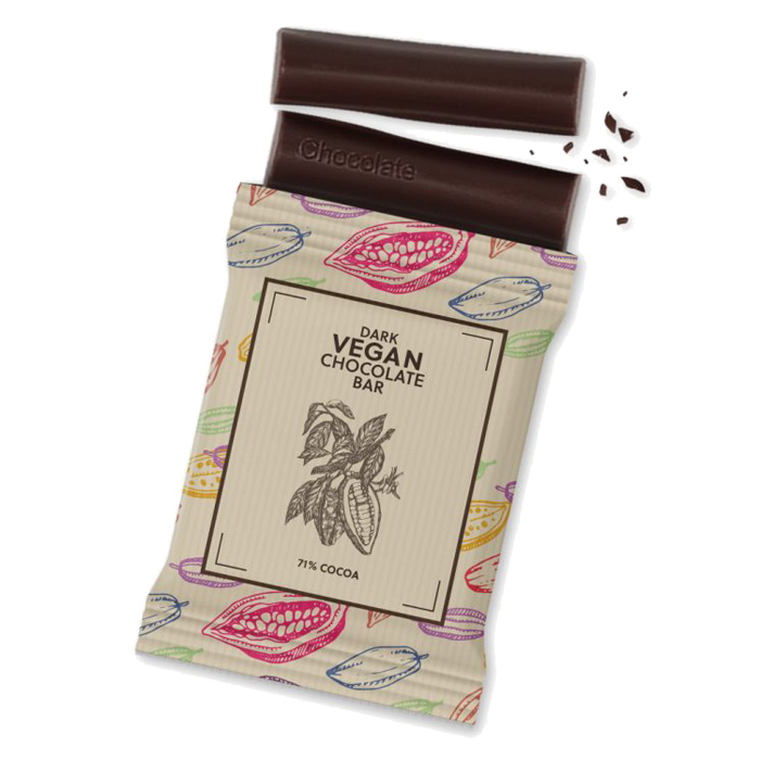 4imprint.co.uk 3 Baton Vegan Chocolate Wrapper 403853