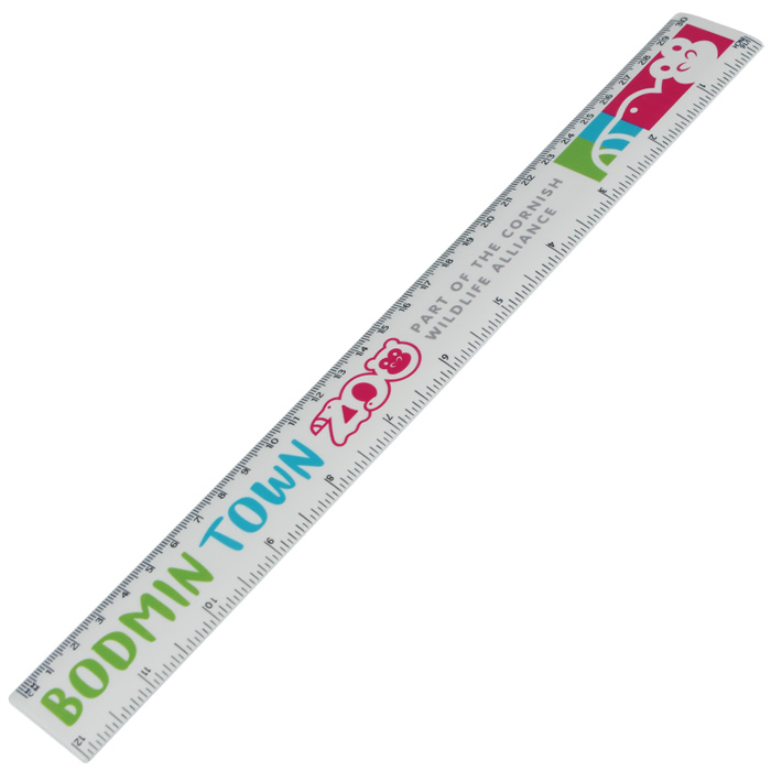 4imprint.co.uk: 30cm Recycled Ruler - White 703375