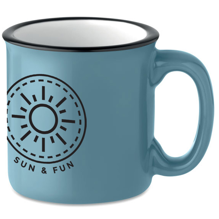 4imprint.co.uk Vintage Camping Ceramic Mug Colours 703418