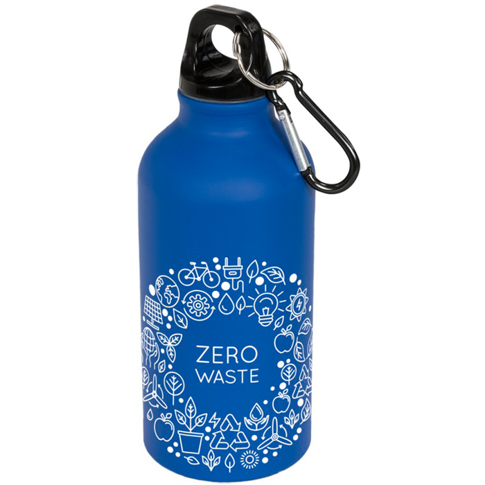 4imprint.ie Oregon Matt Aluminium Bottle WrapAround Print 704018W