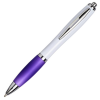 View Image 7 of 8 of Curvy Pen - White