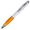 View Image 8 of 8 of Curvy Pen - White