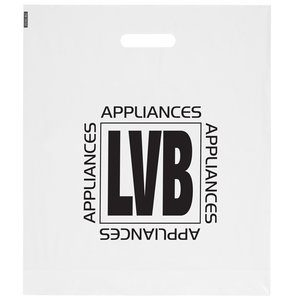 Biodegradable Promotional Carrier Bag - Large - Clear Image 1 of 3