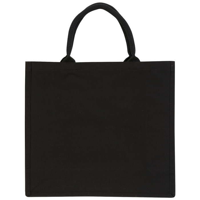 4imprint.co.uk: Broomfield Cotton Tote Bag - Black - Printed 401009B