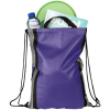 View Image 5 of 6 of Reflective Dual Carry Drawstring Bag